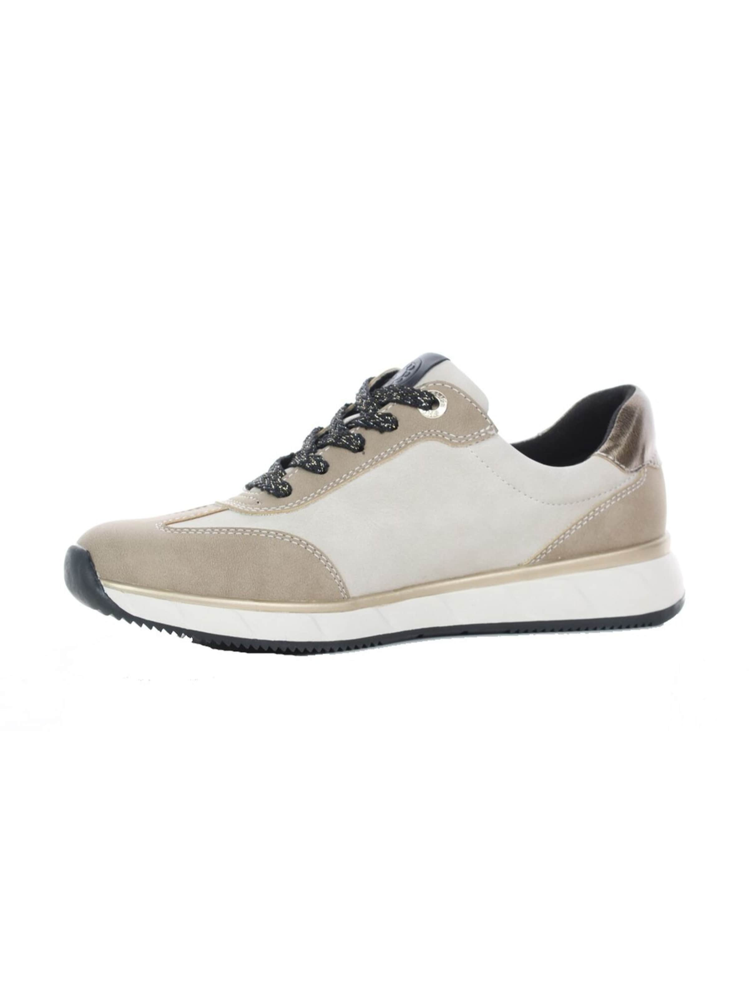 Relife Sneaker mit Reißverschluss an der Außenseite in Beige