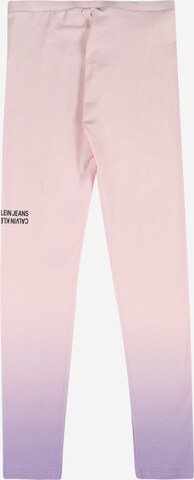 Calvin Klein Jeans Skinny Legíny - ružová