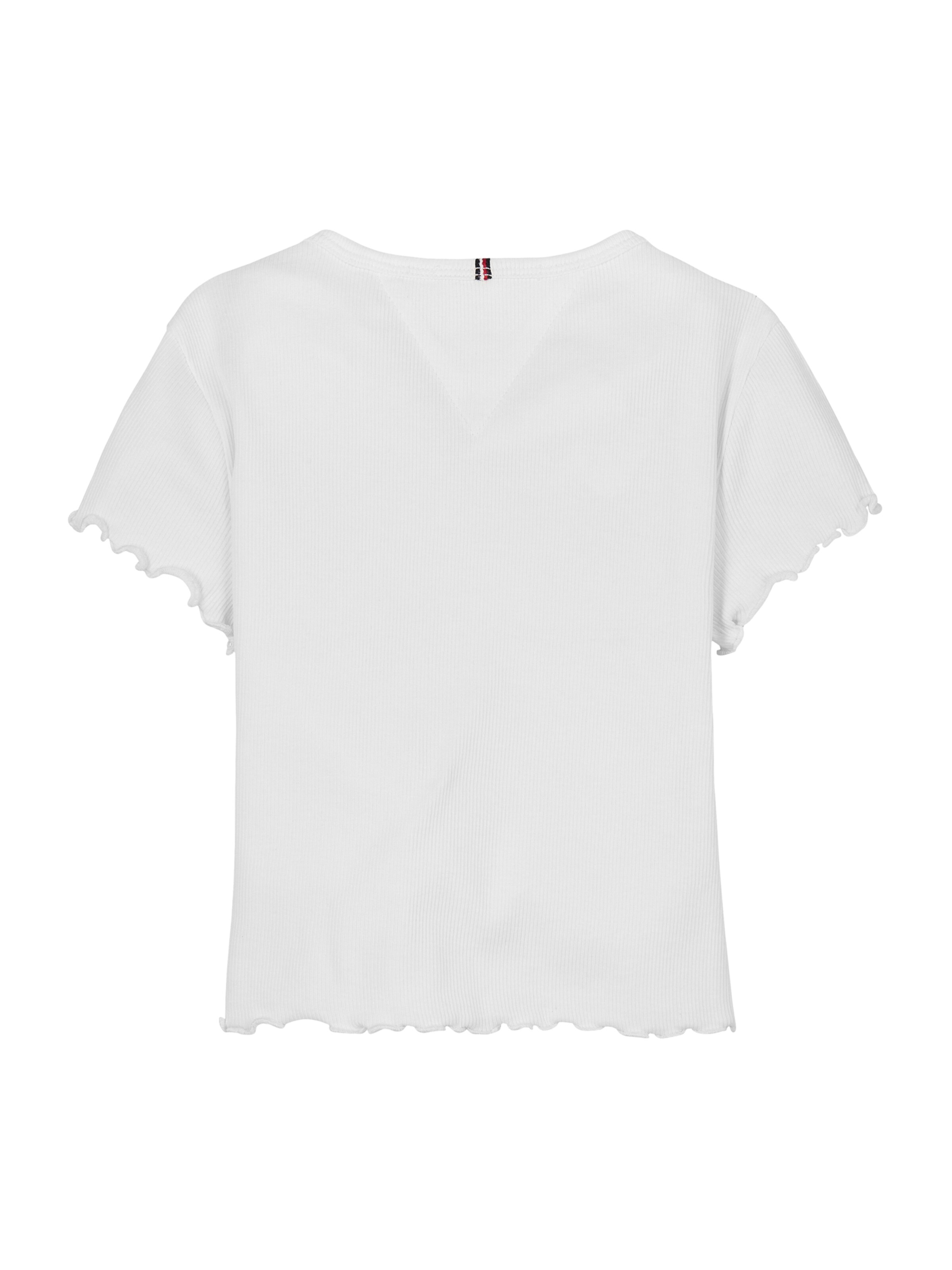 TOMMY HILFIGER Majica 'ESSENTIAL' | bela barva