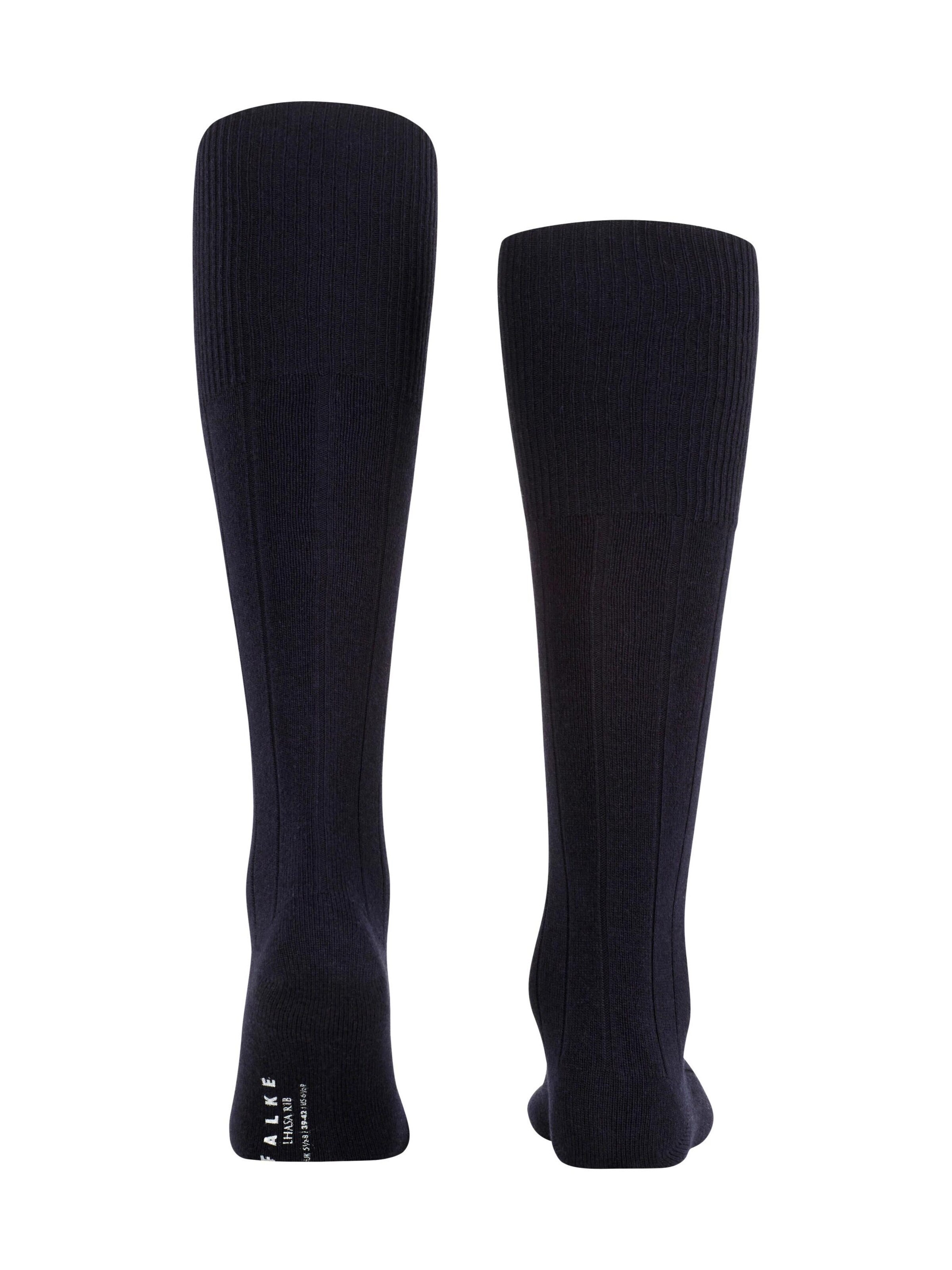 FALKE Knee High Socks 'Lhasa Rib' in Blue