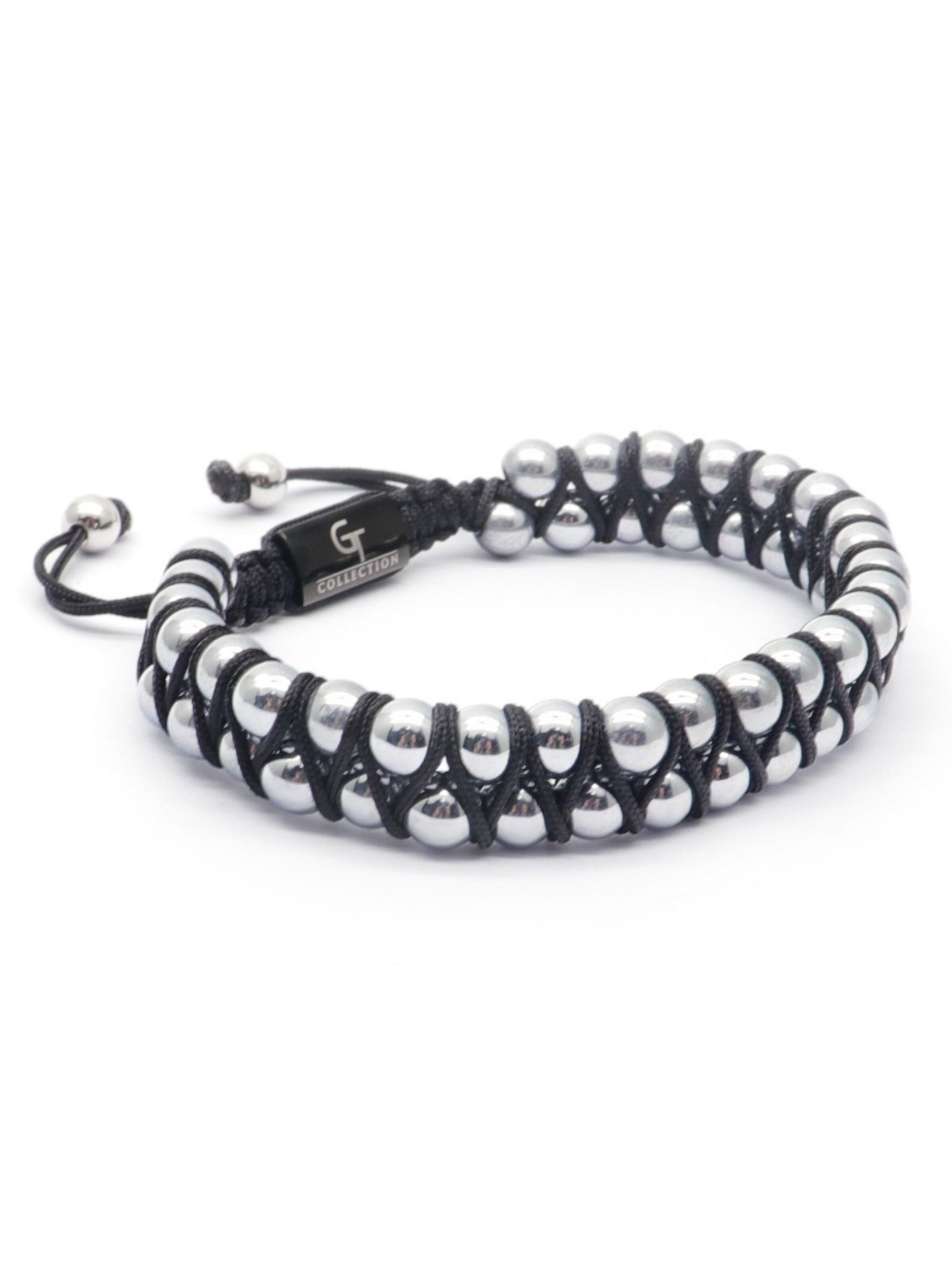 GT Collection Armband 'Double-Bead' in Silber