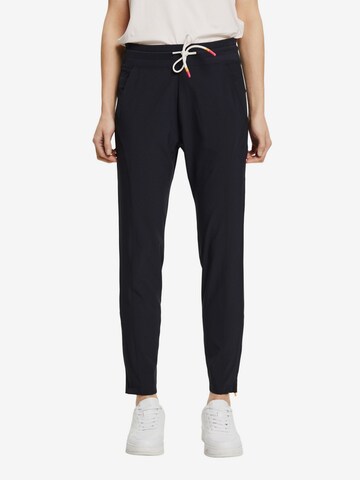 ESPRIT Regular Workout Pants in Black: front