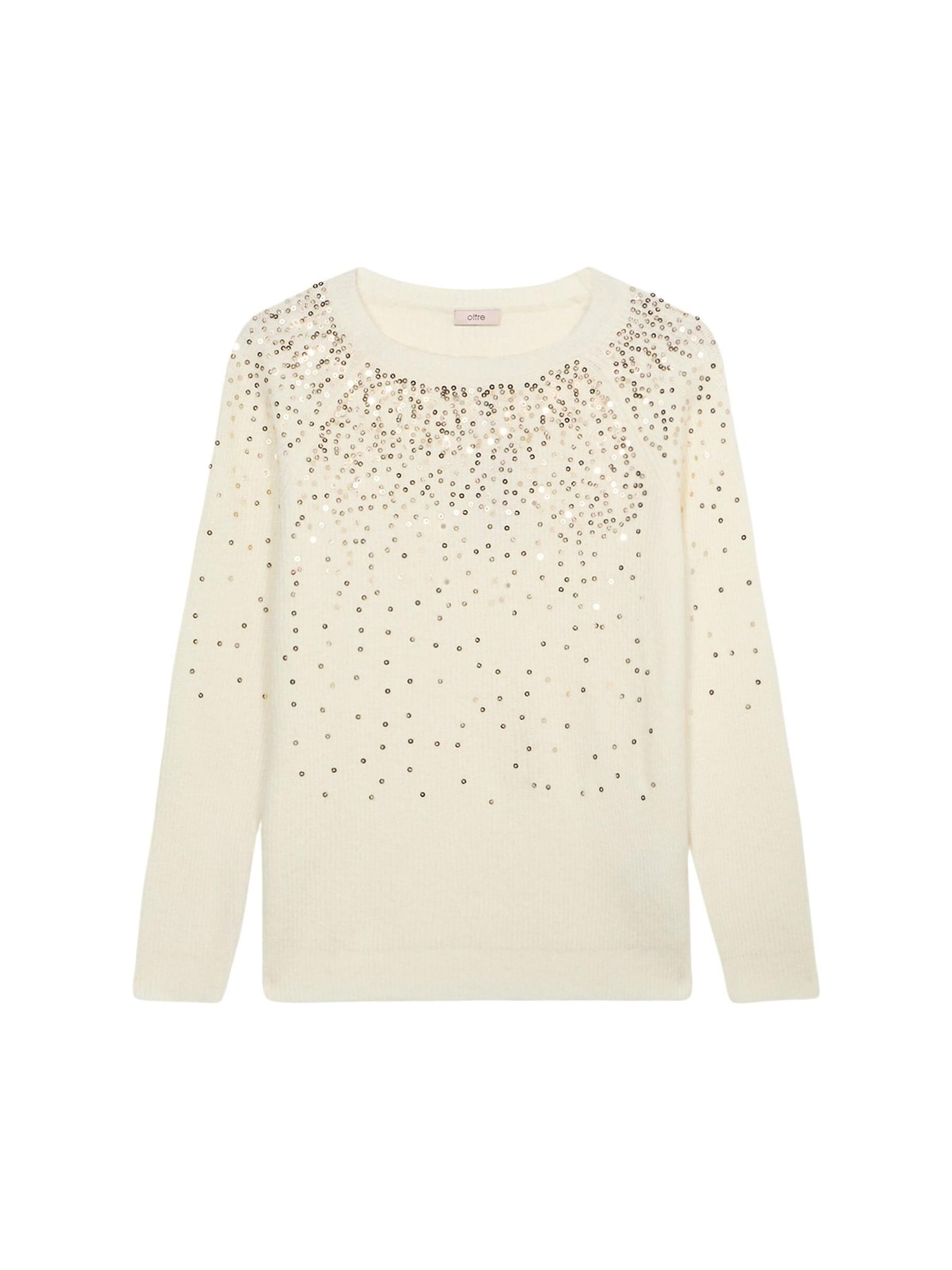 oltre Sweater in White: front