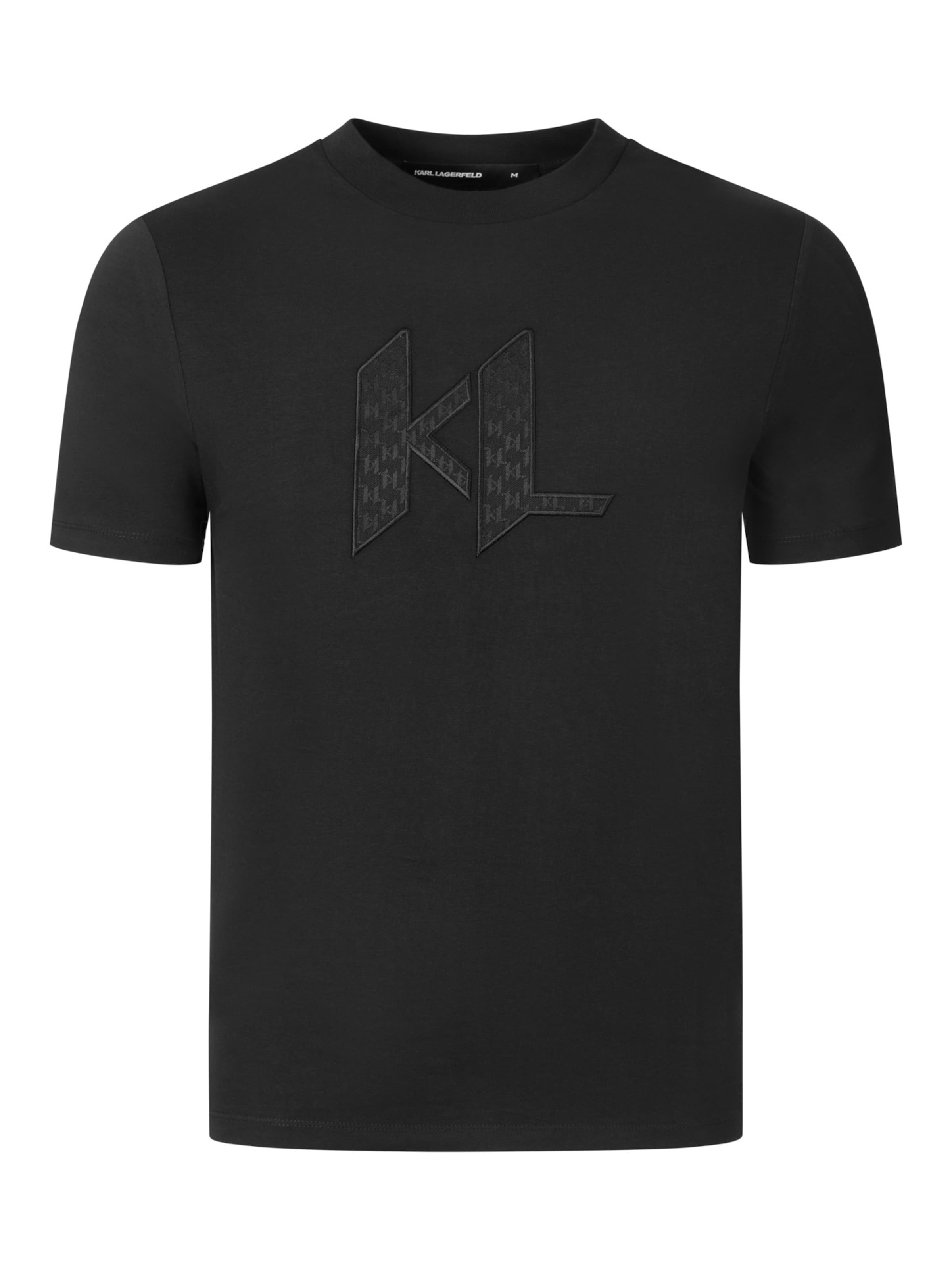 Karl Lagerfeld Shirt in Black: front