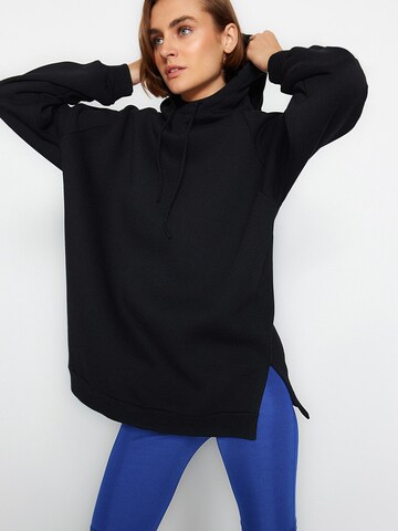 Sweat-shirt Trendyol en noir : devant