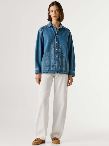 Pepe Jeans Blouse 'ELLEN IKAT '' in Blauw