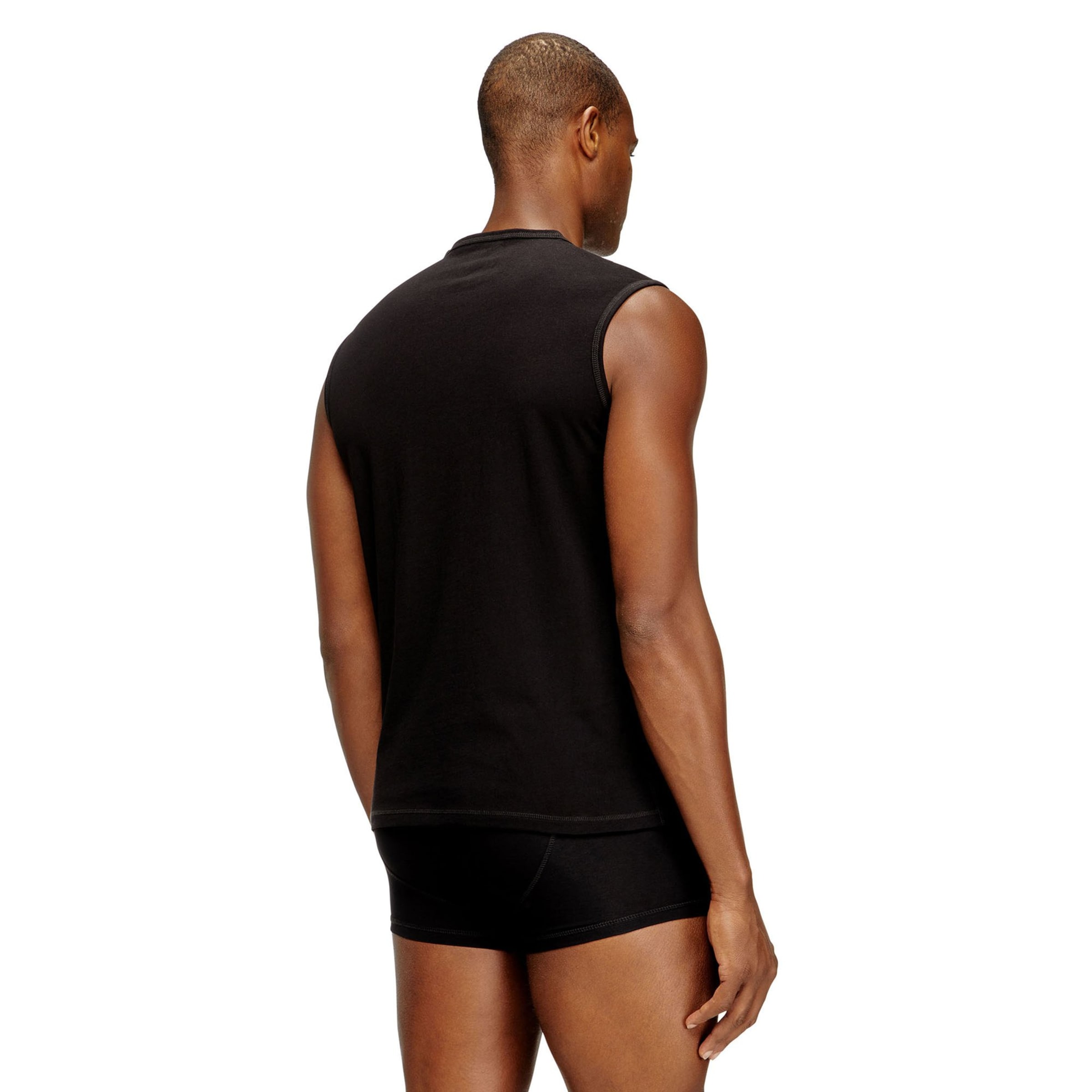 DIESEL - Camiseta térmica en negro