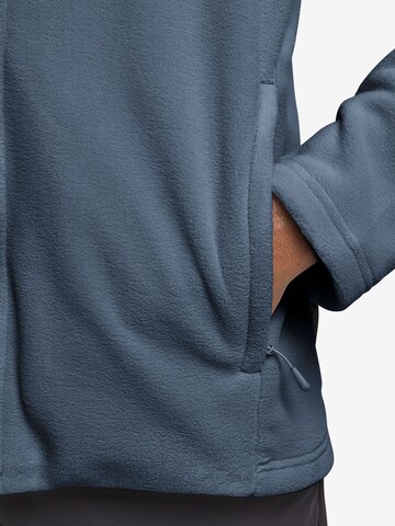 JACK WOLFSKIN Athletic Fleece Jacket 'Winterstein' in Blue