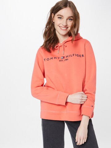 TOMMY HILFIGER Sweatshirt in Orange: predná strana