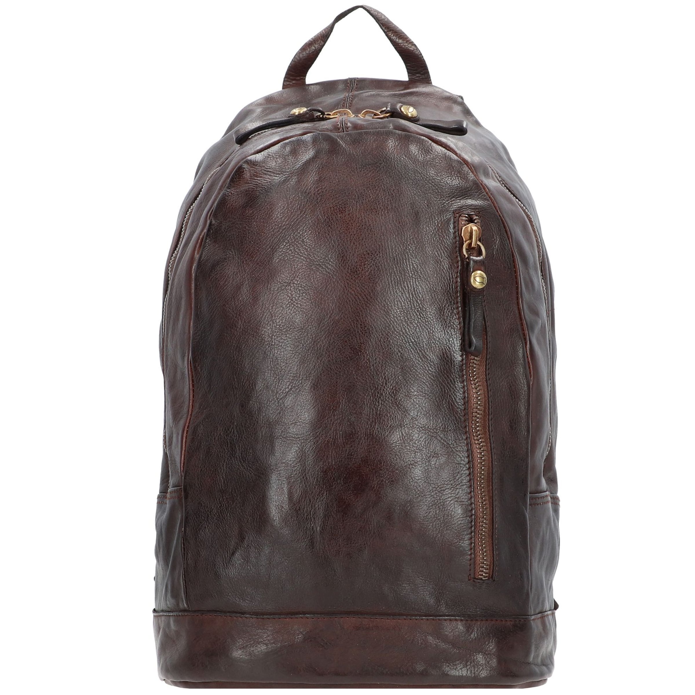 Sac à dos Campomaggi en marron : devant