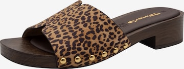 Mule Tamaris en marron : devant