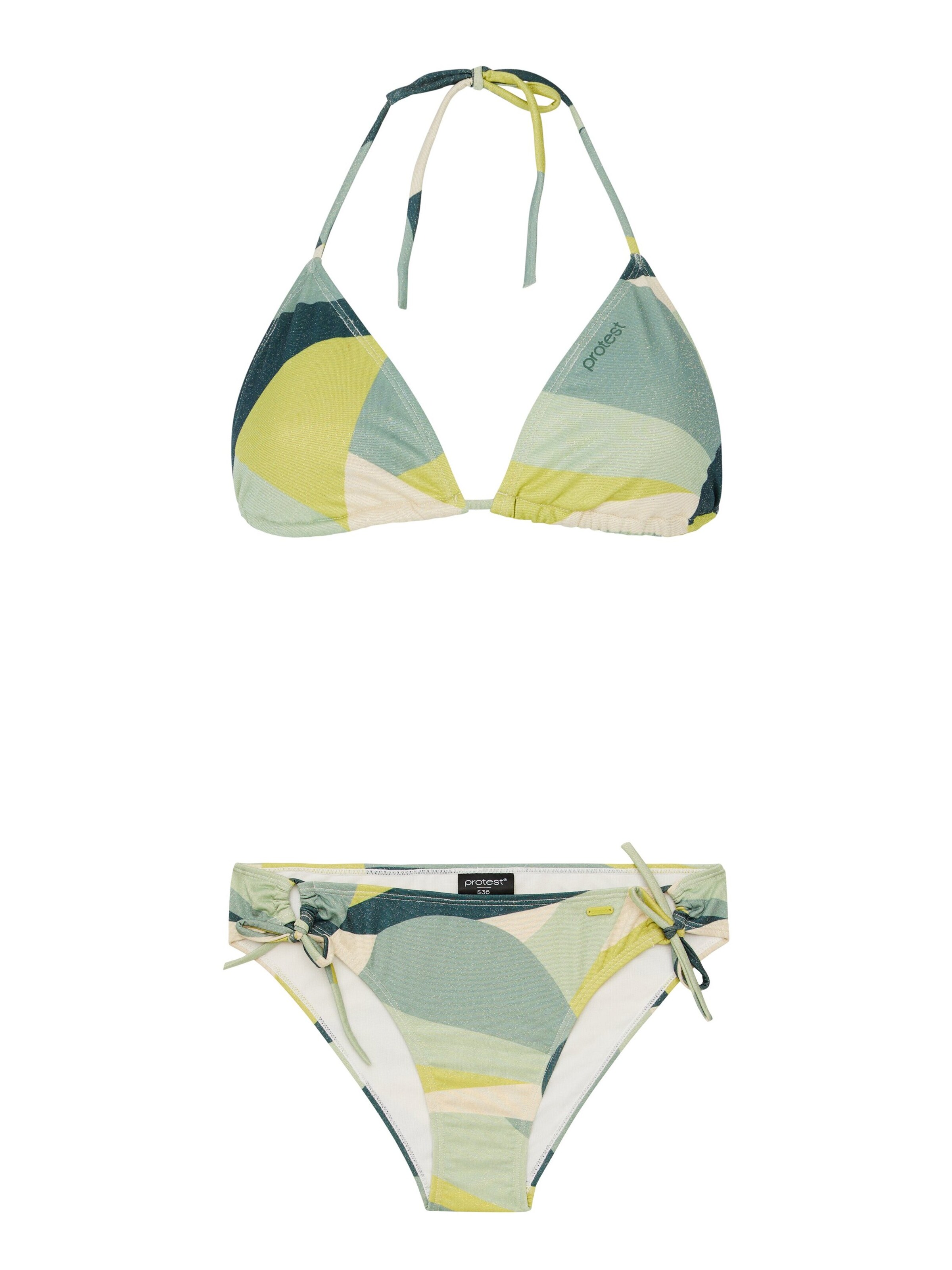 PROTEST Triangel Bikini 'PRTFlava'‌‌‌‌‌‌‌‌ in Grün: Vorderseite