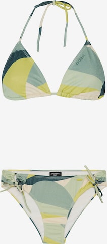 PROTEST Triangel Bikini 'PRTFlava' in Grün: Vorderseite