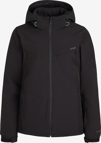 PROTEST Athletic Jacket 'PRTSUZANAIOS' in Black: front