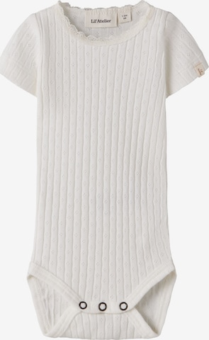 Lil'Atelier - Pijama entero/body en blanco: frente