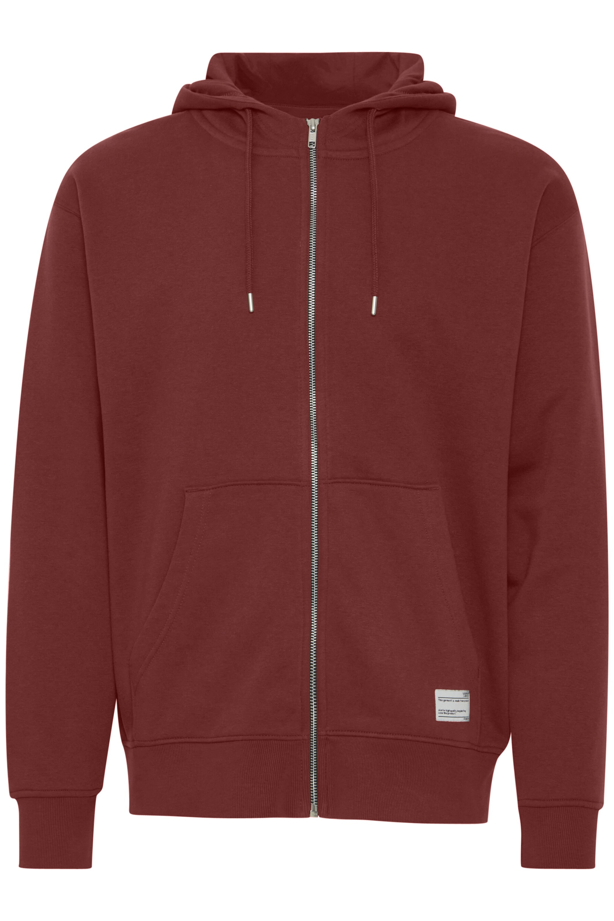 !Solid Sweat jacket 'Lenz' in Red: front