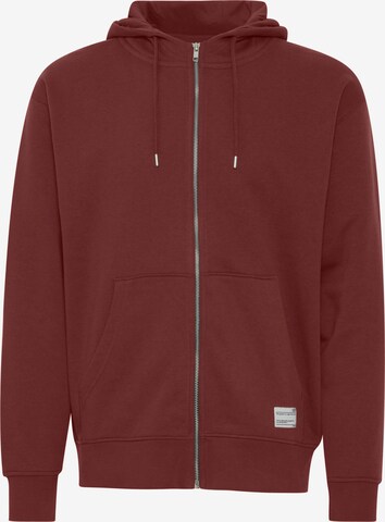 !Solid Zip-Up Hoodie 'Lenz' in Red: front