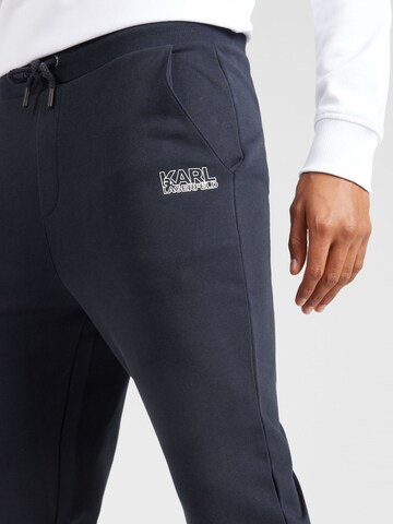 Karl Lagerfeld Tapered Trousers in Blue