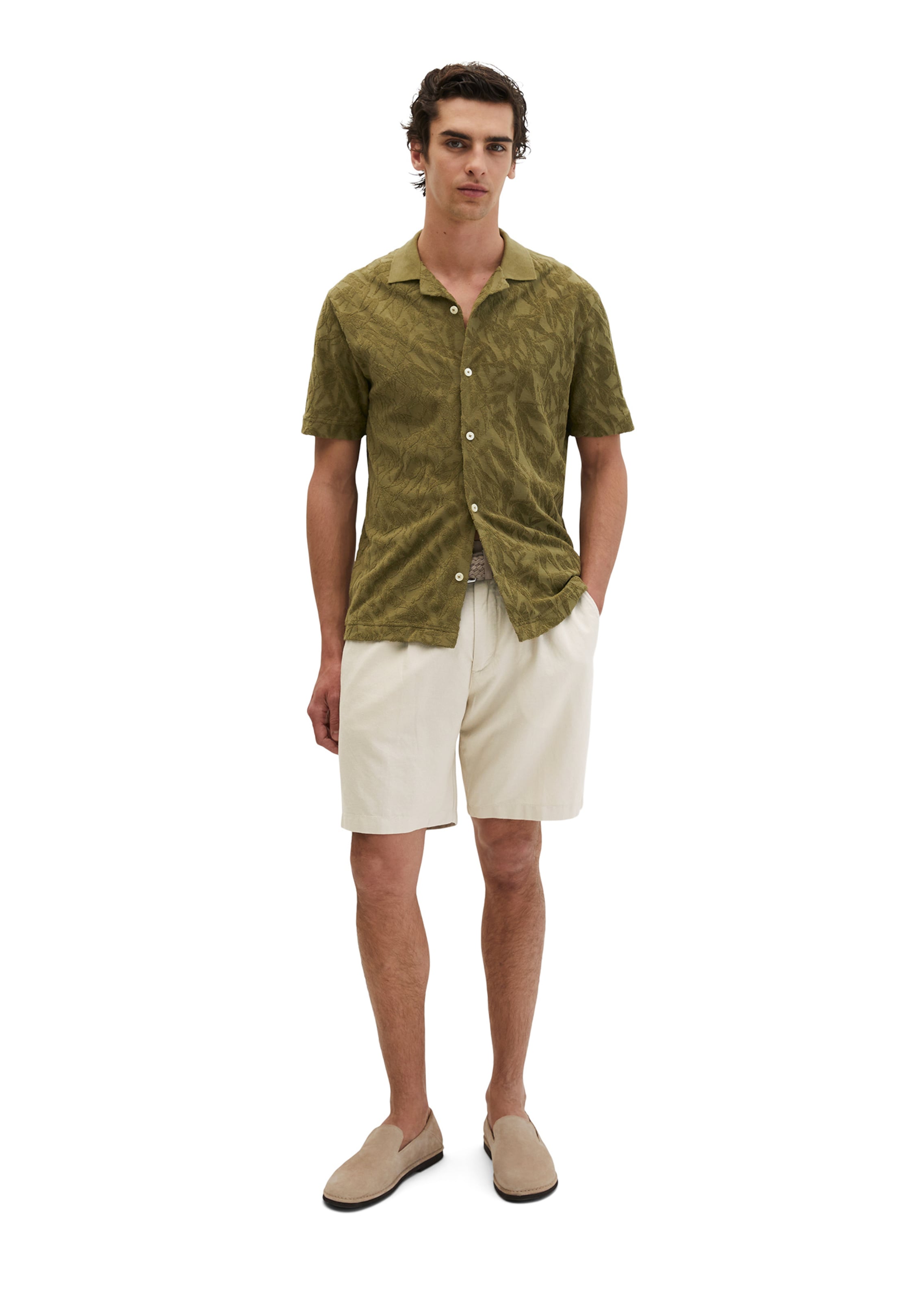 Marc O'Polo Regular Fit Hemd in Grün