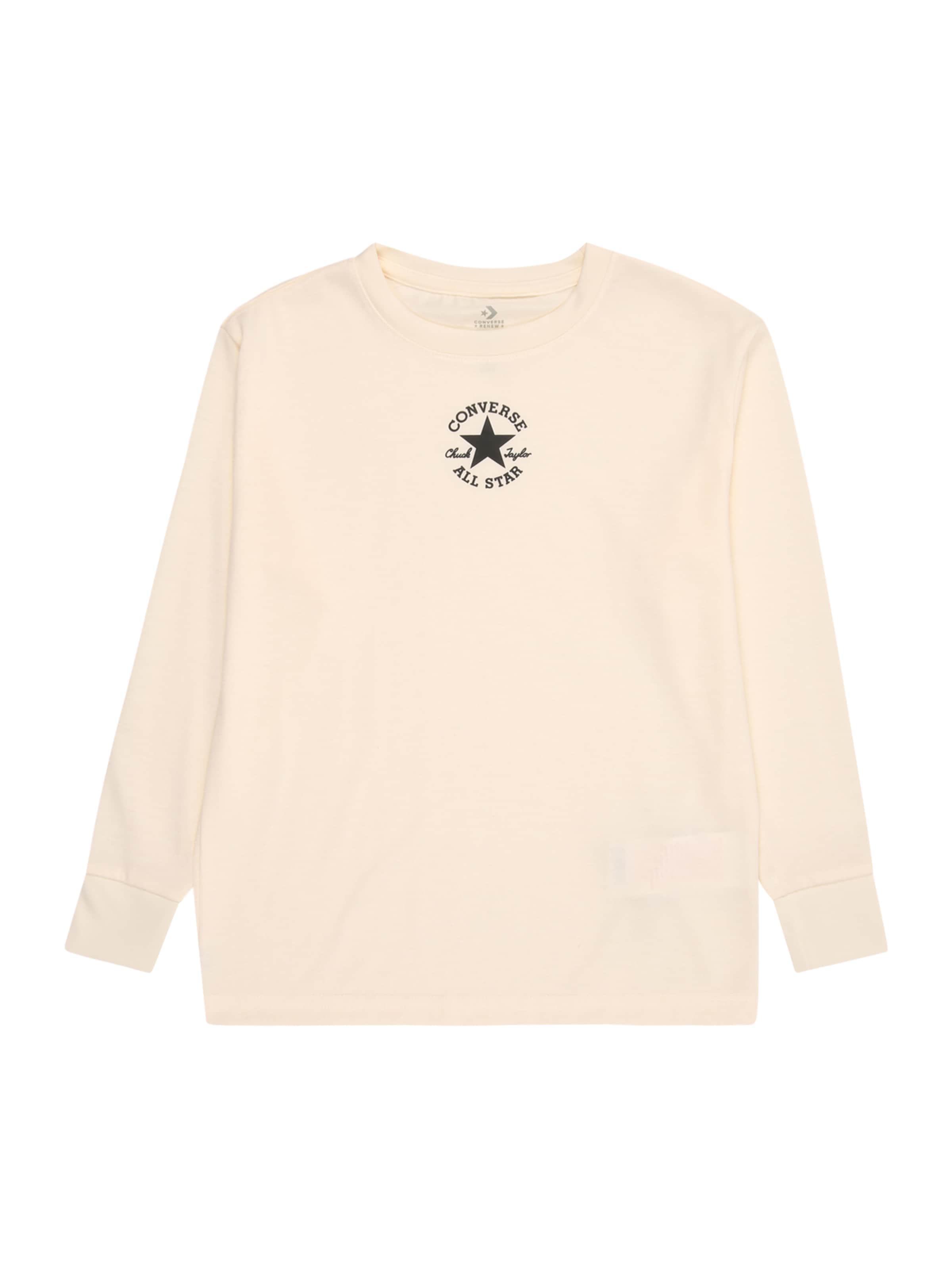 Tricou de la CONVERSE pe bej: față