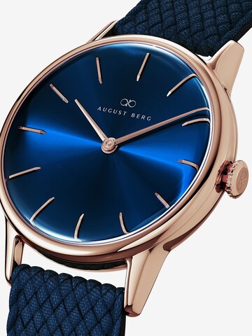 August Berg Analoog horloge 'Serenity' in Blauw