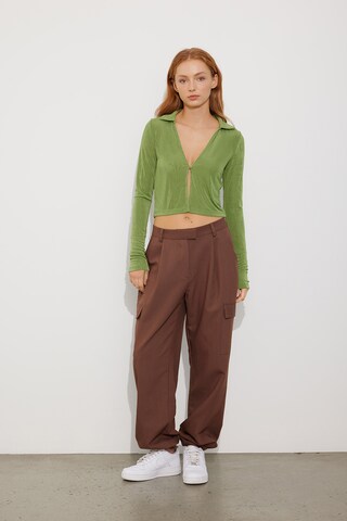 Envii Loose fit Cargo Pants 'Coconut' in Brown