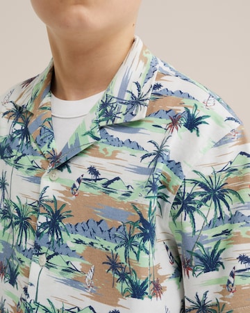 Coupe regular Chemise WE Fashion en blanc