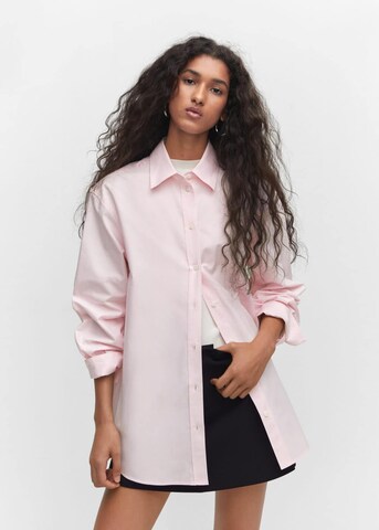 MANGO Blouse 'COLETE' in Roze