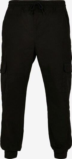 Urban Classics Pantalon cargo en noir, Vue avec produit