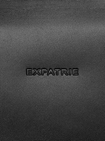 Sac bandoulière Expatrié en noir