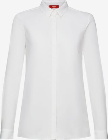 Camicia da donna di ESPRIT in bianco: frontale