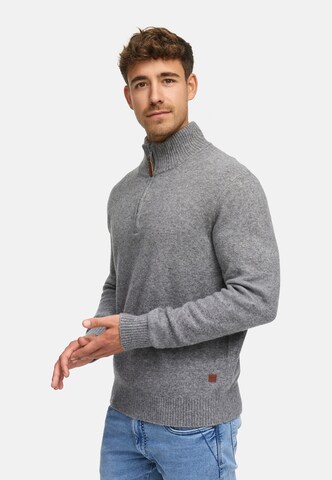 INDICODE JEANS Sweater 'INTrax' in Grey