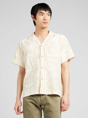 Les Deux - Ajuste regular Camisa 'Lesley' en beige: frente