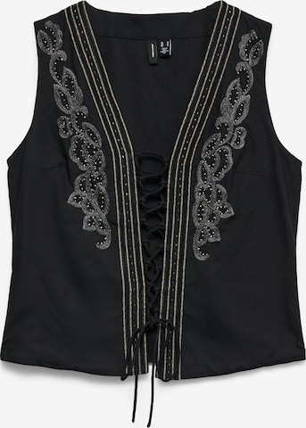 VERO MODA Pusero 'VMDINA' värissä musta: etupuoli