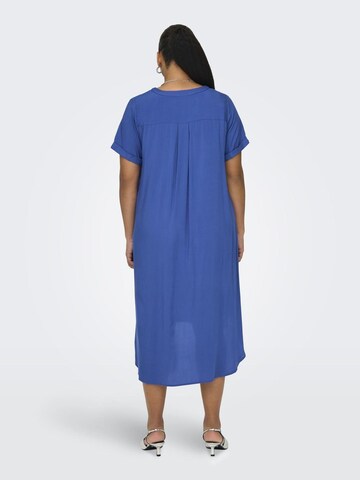 ONLY Carmakoma Blousejurk in Blauw