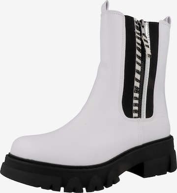 Dockers by Gerli Chelsea Boots in White: front