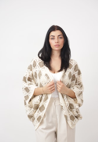 Elara Oversized cardigan i beige