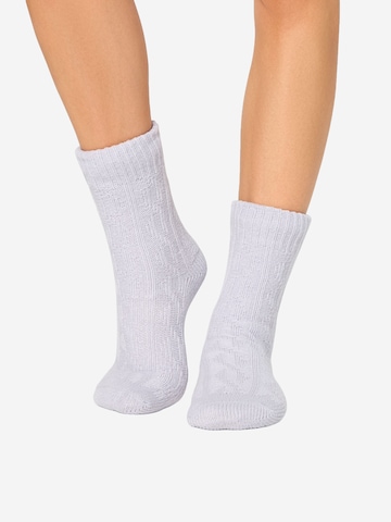 Nur Die Sokken ' Flausch Socken ' in Grijs: voorkant