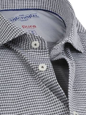PURE Slim Fit Hemd‌ in Grau