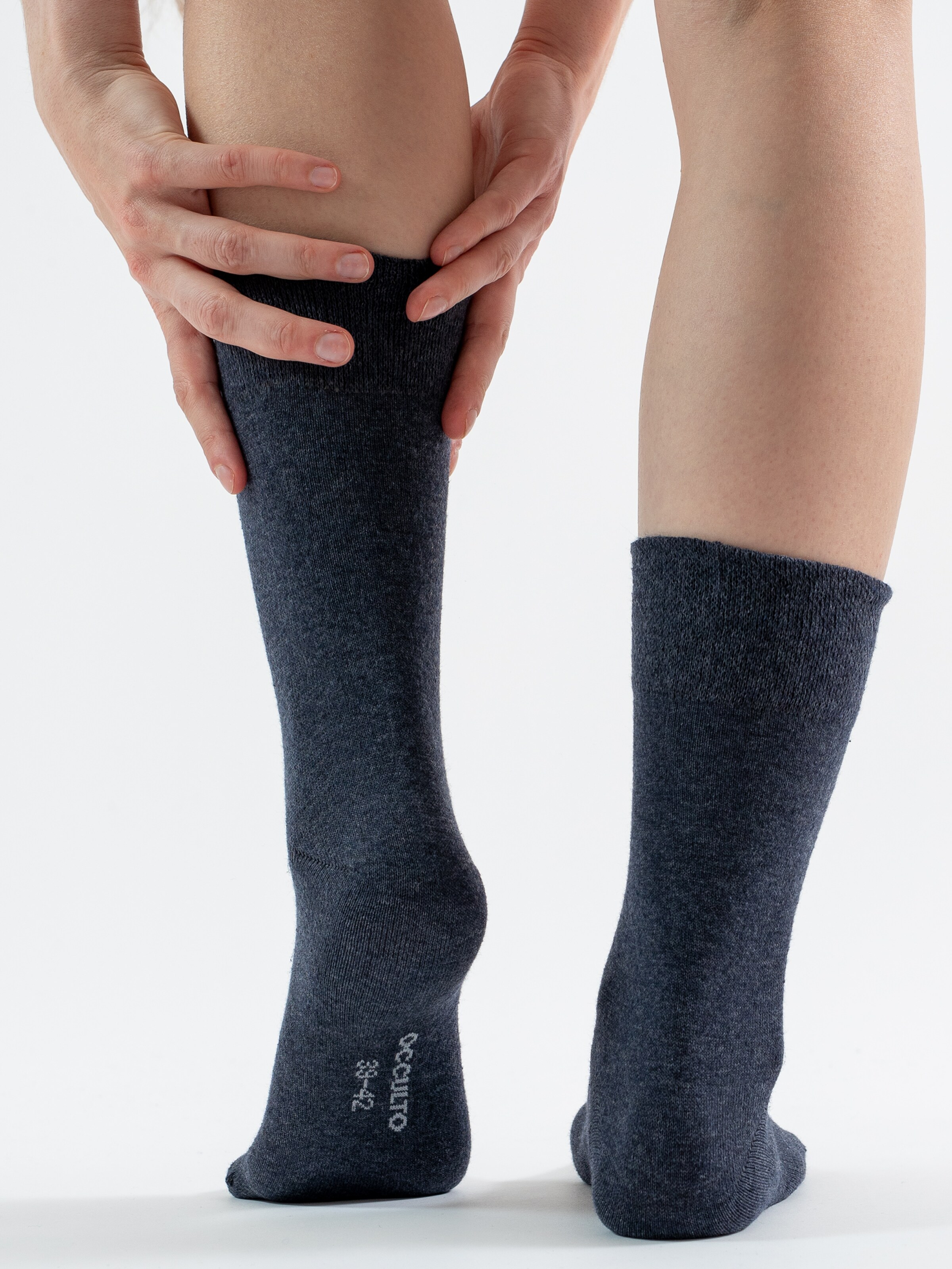 Occulto Socken 'Diabetiker Julia' in Schwarz