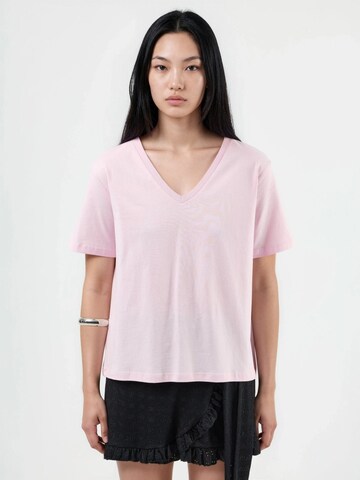 T-shirt Busem en rose : devant