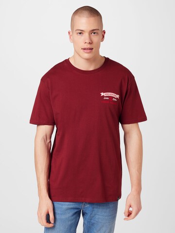 King Kerosin Shirt in Rood: voorkant