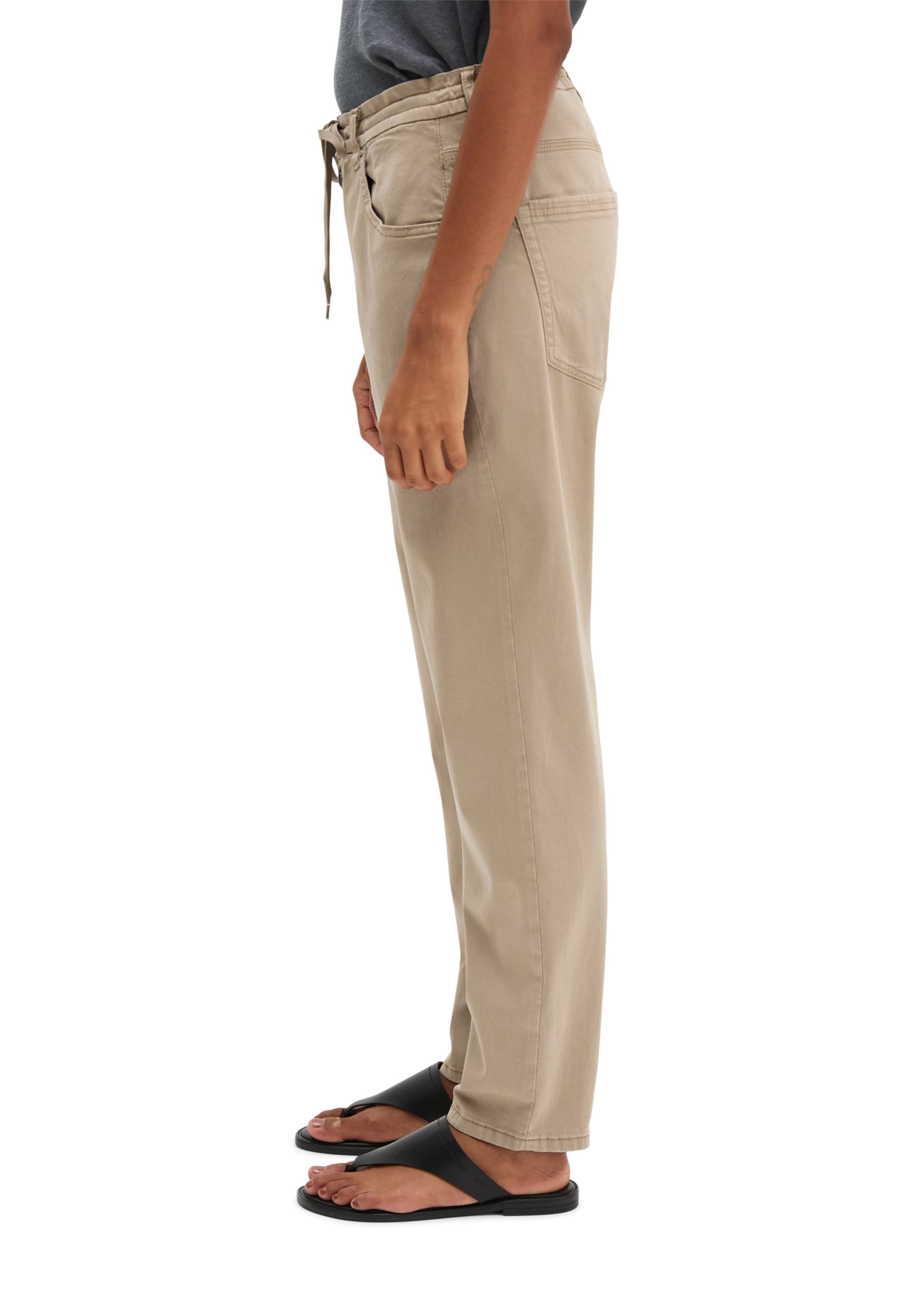 Marc O'Polo Loosefit Broek 'Theda' in Beige