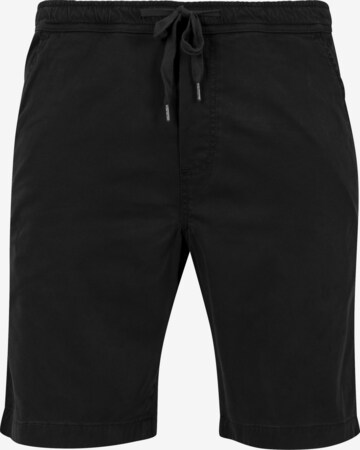 Urban Classics Regular Pants in Black: front