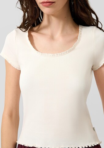 QS T-Shirt in Beige