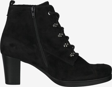 GABOR Lace-Up Ankle Boots in Black