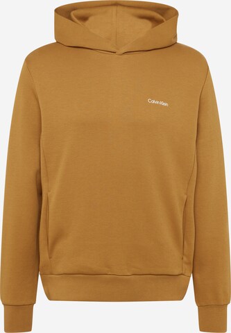 Calvin Klein Sweatshirt in Bruin: voorkant