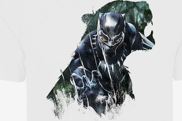 T-Shirt F4NT4STIC en blanc : devant