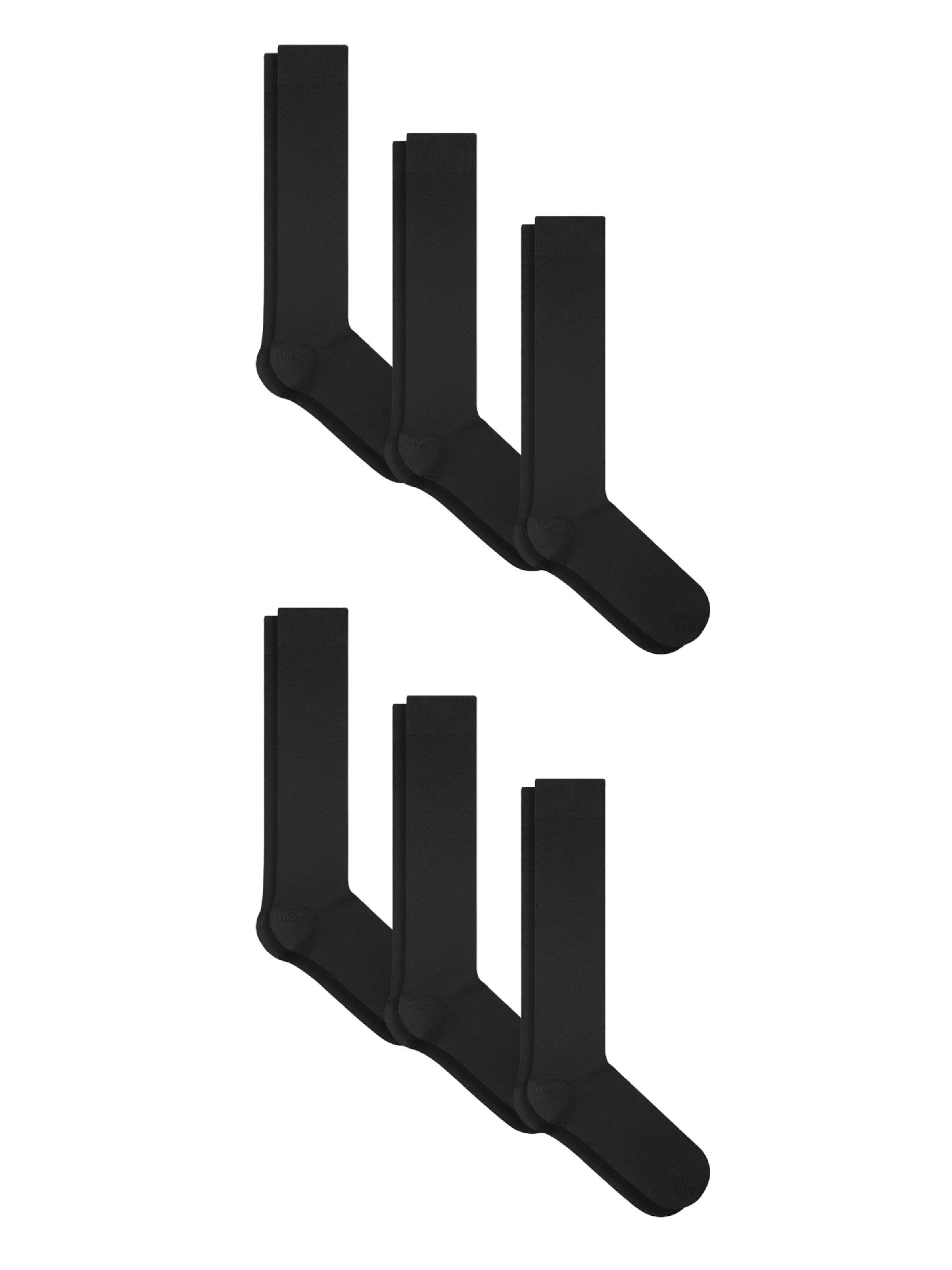 Albero Natur Knee High Socks in Black: front