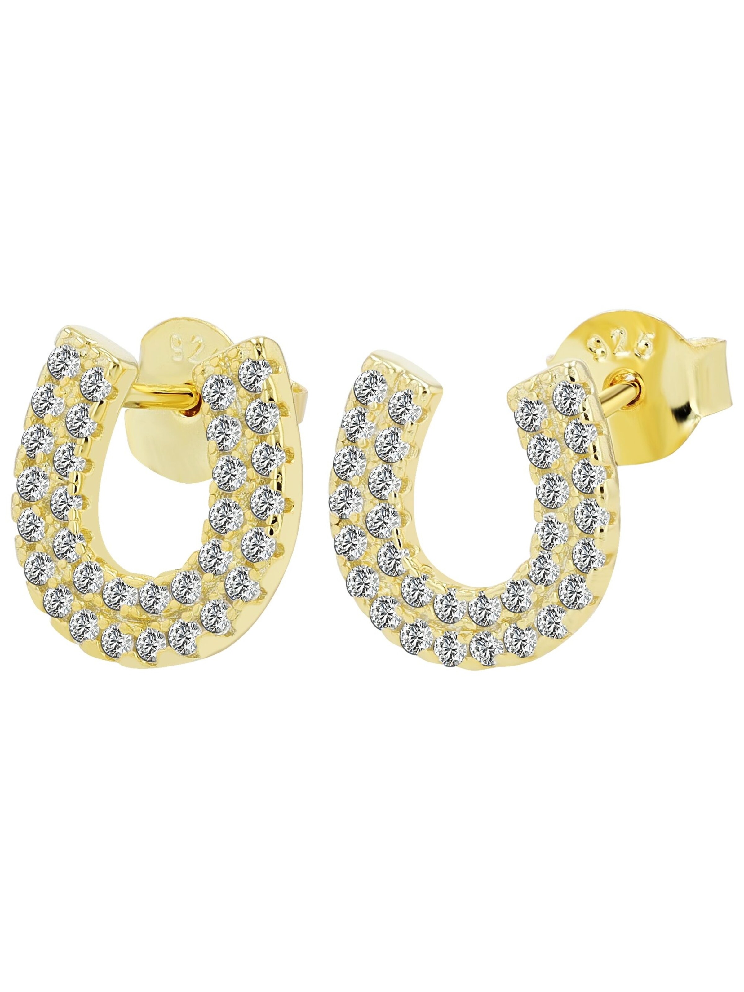 Akzent Ohrringe 'Rani, 925 Sterlingsilber, langlebig'‌‌‌‌‌ in Gold